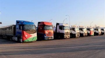 الأردن يرسل 51 شاحنة مساعدات إنسانية إلى غزة