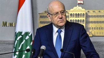 لبنان.. ميقاتي يبحث الوضع في الجنوب مع مسئول عسكري بريطاني