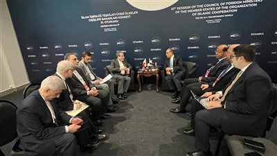 وزير الخارجية يلتقي بنظيره الإيراني في إسطنبول.. ماذا دار بينهما؟ - الخليج الان