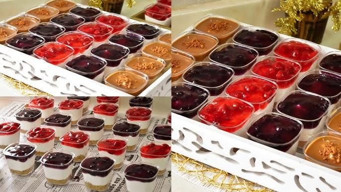 برودة منعشة.. طريقة عمل حلا كاسات التشيز كيك البارد سهل ومريح
