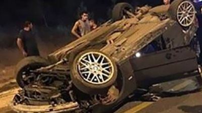 إصابة رئيس محكمة و3 آخرين في حادث إنقـ ـلاب سيارة ملاكي بطريق أسيوط الغربي - الخليج الان