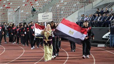 ظهور البعثة المصرية في حفل افتتاح دورة الألعاب الإفريقية للمدارس بالجزائر - الخليج الان