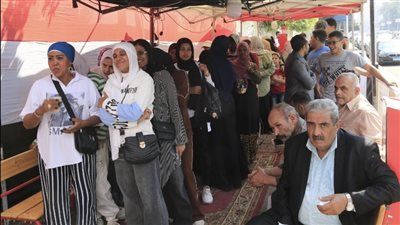 إقبال كثيف في ثاني أيام انتخابات الشيوخ بلجنة "الشهيد عامر" بالدقي - الخليج الان