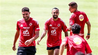 الأهلي يواصل تدريباته استعدادًا لمباراة مودرن سبورت فى الدوري - الخليج الان