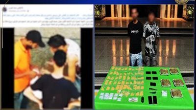 ضبط مروجين للمواد المخدرة بحوزتهما مخدرات بقيمة 3 ملايين جنيه في القليوبية - الخليج الان