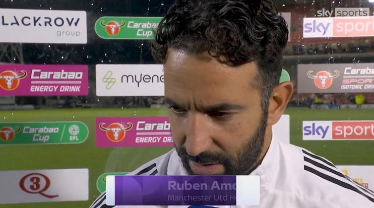 روبين أموريم يعتذر لجماهير مانشستر يونايتد بعد السقوط أمام جريمسبي في كأس الرابطة الإنجليزية - الخليج الان