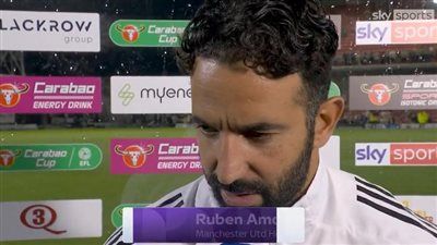روبين أموريم يعتذر لجماهير مانشستر يونايتد بعد السقوط أمام جريمسبي في كأس الرابطة الإنجليزية - الخليج الان