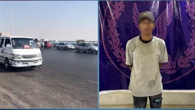 القبض على شخص تعدى على سائق ميكروباص لرفضه دفع إتاوة - الخليج الان