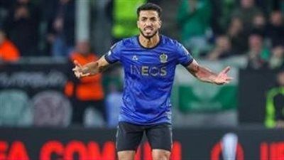 غموض حول مستقبل محمد عبدالمنعم مع نيس بعد إستبعاده من القائمة الأوروبية - الخليج الان