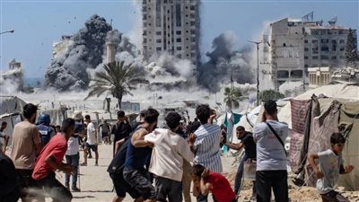نتنياهو يتوعد غزة: تدمير 50 برجاً خلال يومين والمناورة البرية تقترب - الخليج الان