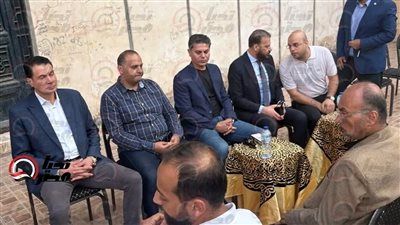 العريبى والبرى نواب مستقبل وطن بالشيوخ يقدمون واجب العزاء فى ضحايا حريق مصنع النسيج بالمحلة - الخليج الان