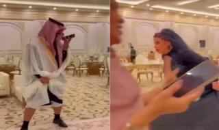 ظهور صدم الجميع بفستان زواج صارخ .. السعودية شمس الأسطورة تتحدى عريسها أثناء حفل زفافها في جدة ..شوف دلوقتي