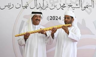 «هجن الرئاسة» تحلّق بسيف محمد بن زايد