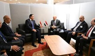على هامش اجتماعات الجمعية العامة للأمم المتحدة.. مدبولي يلتقى رئيس مجلس القيادة الرئاسي اليمني
