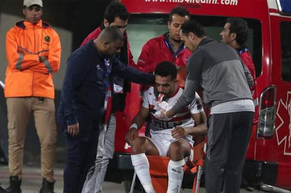 إصابة لاعب الزمالك بكسر في الفك