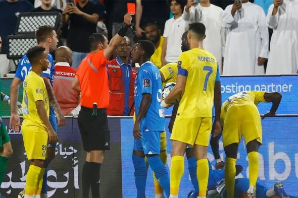 النصر يتخذ إجراء جديدا بعد طرد رونالدو