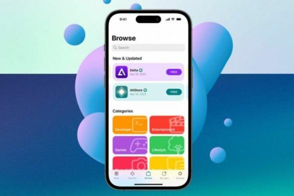 إطلاق أول متجر تطبيقات بديل لآب ستور في الاتحاد الأوروبي - موقع الخليج الان
