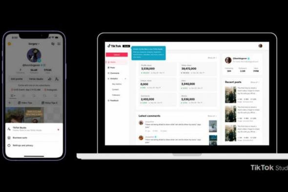 تيك توك تطلق منصة TikTok Studio لصناع المحتوى - موقع الخليج الان