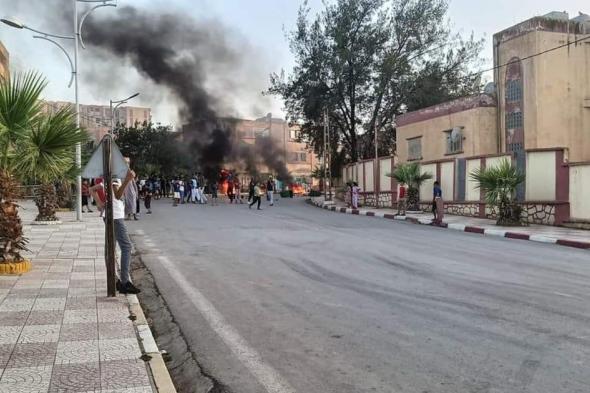 شهر بلا ماء.. جزائريون يحتجون على تبون