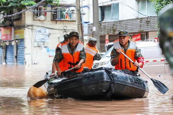 إجلاء 86 ألف شخص بسبب الأمطار الغزيرة جنوب الصين