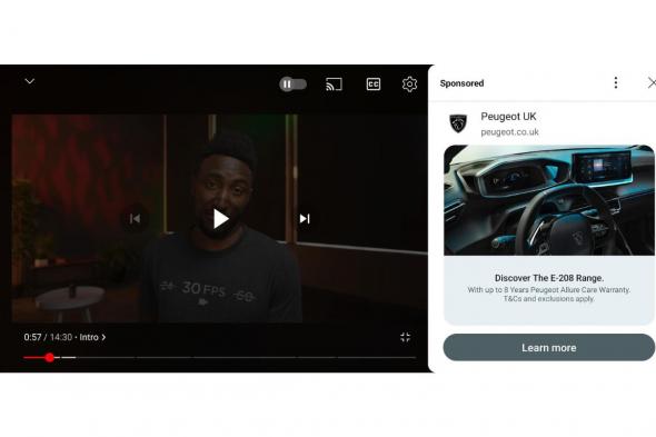 يوتيوب تعرض الإعلانات عند إيقاف تشغيل مقطع فيديو عبر التلفاز - موقع الخليج الان