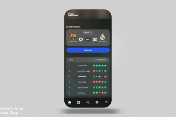 EA تطلق تطبيقًا اجتماعيًا لألعابها الرياضية - موقع الخليج الان