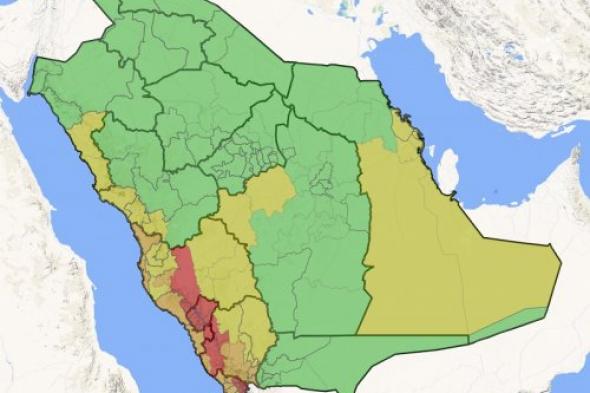 ابتداء من اليوم.. الارصاد الجوية السعودية تحذر من أمطار رعدية غزيرة ورياح شديدة وأتربة مثارة ويستمر سوء حالة الطقس الي هذا التاريخ .. خذوا حذركم