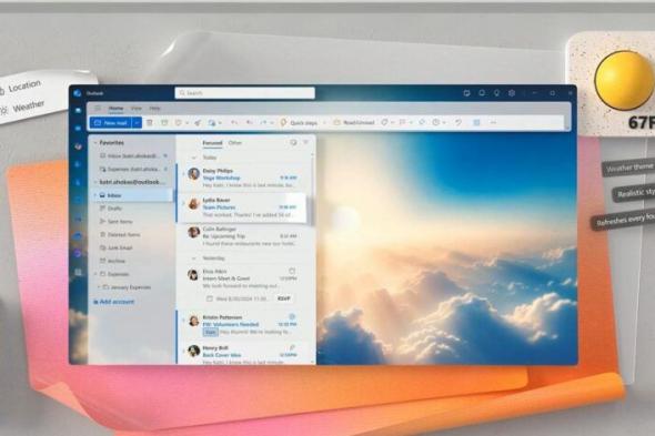 مايكروسوفت تتيح تخصيص مظهر Outlook بالذكاء الاصطناعي - موقع الخليج الان