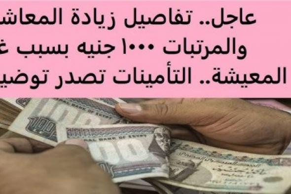 يا فرحة الغلبان 1000 جنيه على القبض " .. زيادة المرتبات والمعاشات.. التفاصيل كاملة